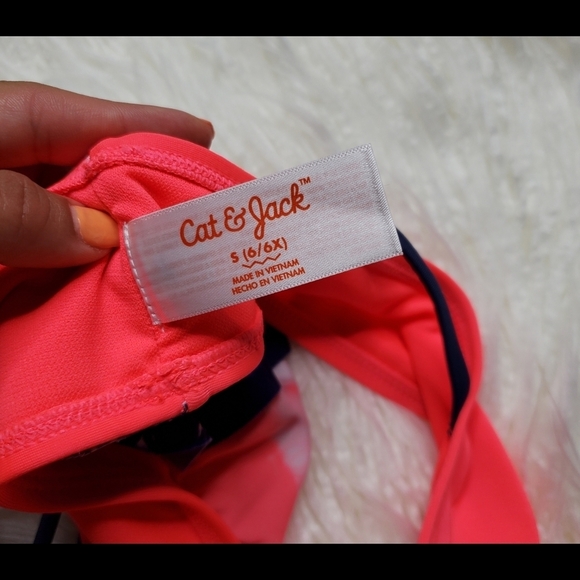 Cat & Jack Tie Dye Bikini Set - Picture 3 of 4
